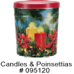 Candles & Poinsettia