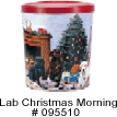 Lab Christmas Morning